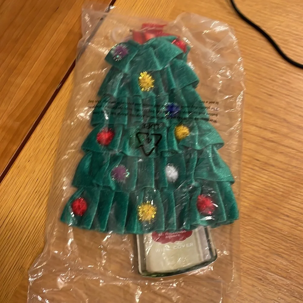 Xmas wine tree costume